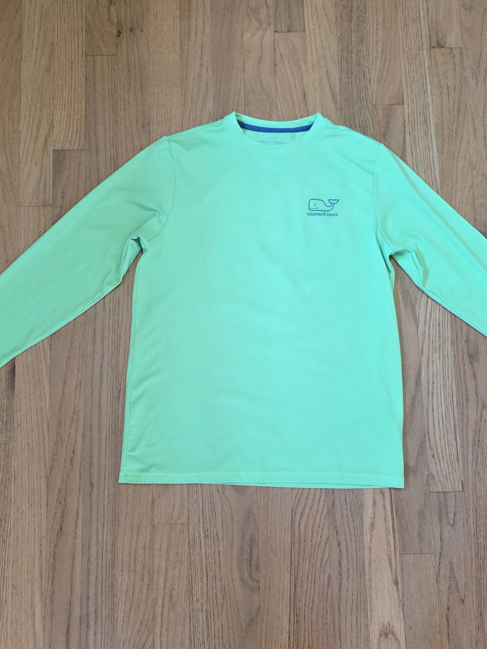 Vineyard Vines Boys’s Long-Sleeve Performance - Neon Green
